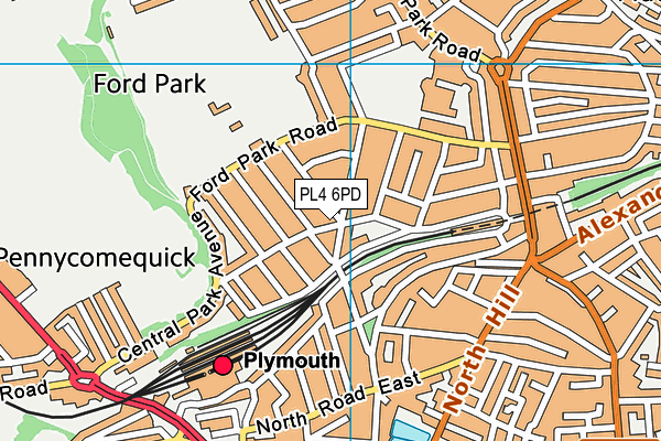 PL4 6PD map - OS VectorMap District (Ordnance Survey) PL4 6PD map - OS VectorMap District (Ordnance Survey)
