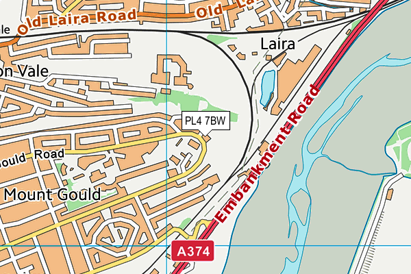 PL4 7BW map - OS VectorMap District (Ordnance Survey) PL4 7BW map - OS VectorMap District (Ordnance Survey)