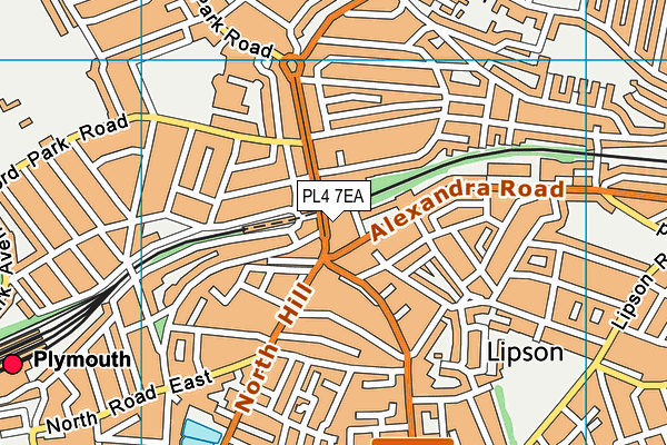 PL4 7EA map - OS VectorMap District (Ordnance Survey) PL4 7EA map - OS VectorMap District (Ordnance Survey)