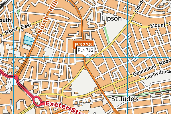 PL4 7JG map - OS VectorMap District (Ordnance Survey) PL4 7JG map - OS VectorMap District (Ordnance Survey)