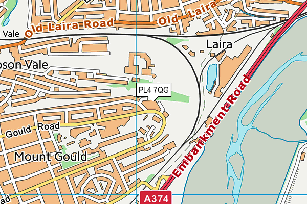 PL4 7QG map - OS VectorMap District (Ordnance Survey) PL4 7QG map - OS VectorMap District (Ordnance Survey)