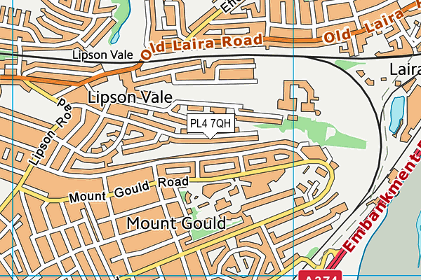 PL4 7QH map - OS VectorMap District (Ordnance Survey) PL4 7QH map - OS VectorMap District (Ordnance Survey)