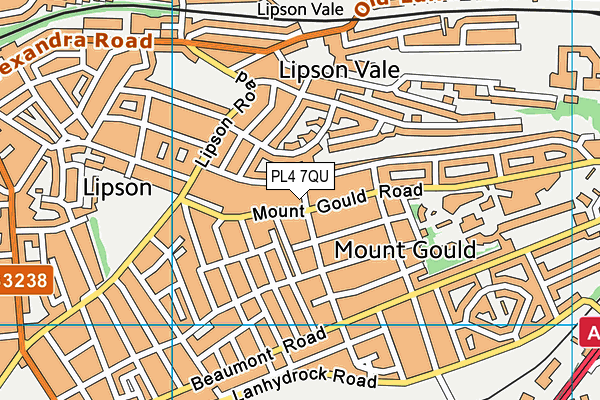 PL4 7QU map - OS VectorMap District (Ordnance Survey) PL4 7QU map - OS VectorMap District (Ordnance Survey)
