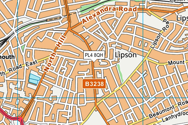 PL4 8QH map - OS VectorMap District (Ordnance Survey) PL4 8QH map - OS VectorMap District (Ordnance Survey)
