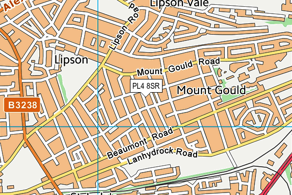PL4 8SR map - OS VectorMap District (Ordnance Survey) PL4 8SR map - OS VectorMap District (Ordnance Survey)