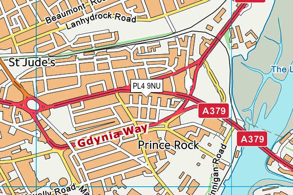PL4 9NU map - OS VectorMap District (Ordnance Survey) PL4 9NU map - OS VectorMap District (Ordnance Survey)