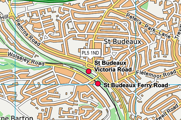 PL5 1ND map - OS VectorMap District (Ordnance Survey) PL5 1ND map - OS VectorMap District (Ordnance Survey)