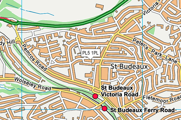 PL5 1PL map - OS VectorMap District (Ordnance Survey) PL5 1PL map - OS VectorMap District (Ordnance Survey)