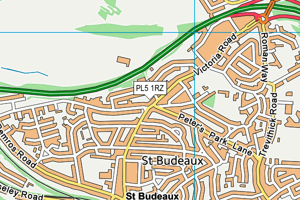 PL5 1RZ map - OS VectorMap District (Ordnance Survey) PL5 1RZ map - OS VectorMap District (Ordnance Survey)