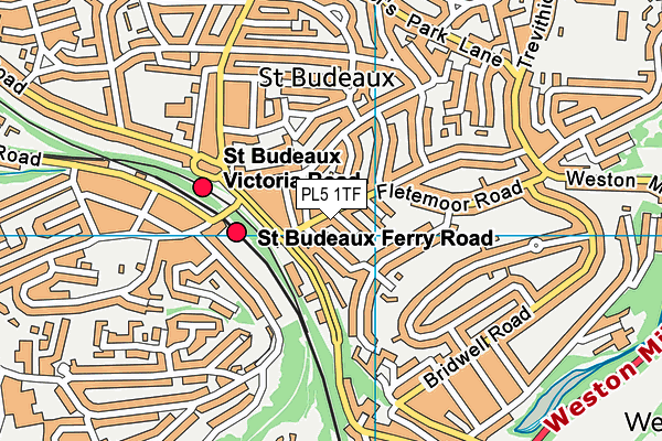 PL5 1TF map - OS VectorMap District (Ordnance Survey) PL5 1TF map - OS VectorMap District (Ordnance Survey)