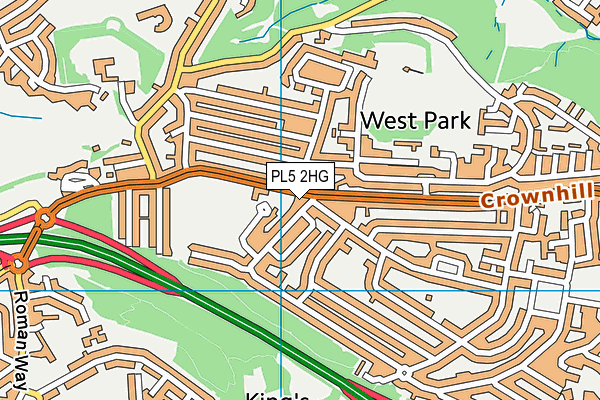 PL5 2HG map - OS VectorMap District (Ordnance Survey) PL5 2HG map - OS VectorMap District (Ordnance Survey)