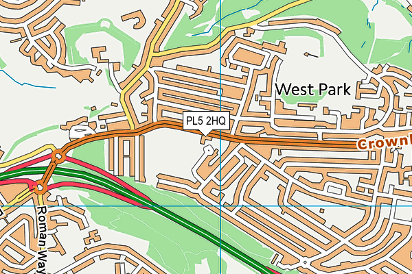 PL5 2HQ map - OS VectorMap District (Ordnance Survey) PL5 2HQ map - OS VectorMap District (Ordnance Survey)