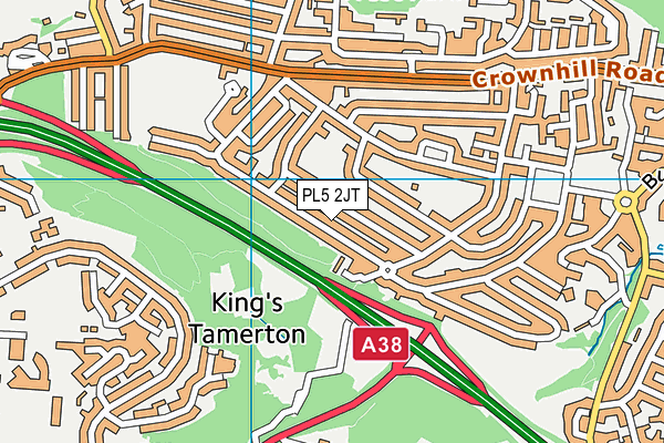 PL5 2JT map - OS VectorMap District (Ordnance Survey) PL5 2JT map - OS VectorMap District (Ordnance Survey)