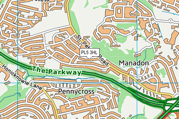 PL5 3HL map - OS VectorMap District (Ordnance Survey) PL5 3HL map - OS VectorMap District (Ordnance Survey)