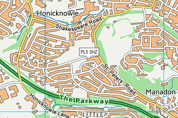 PL5 3HZ map - OS VectorMap District (Ordnance Survey) PL5 3HZ map - OS VectorMap District (Ordnance Survey)
