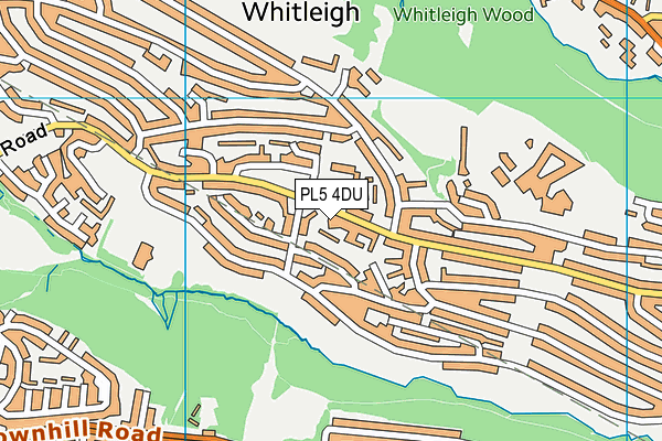 PL5 4DU map - OS VectorMap District (Ordnance Survey) PL5 4DU map - OS VectorMap District (Ordnance Survey)