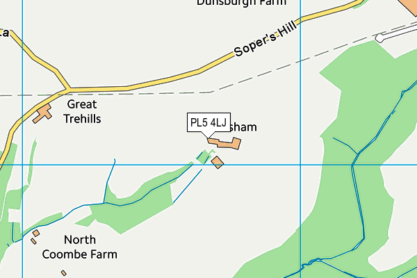 PL5 4LJ map - OS VectorMap District (Ordnance Survey) PL5 4LJ map - OS VectorMap District (Ordnance Survey)