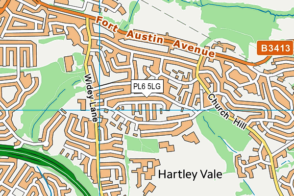 PL6 5LG map - OS VectorMap District (Ordnance Survey) PL6 5LG map - OS VectorMap District (Ordnance Survey)