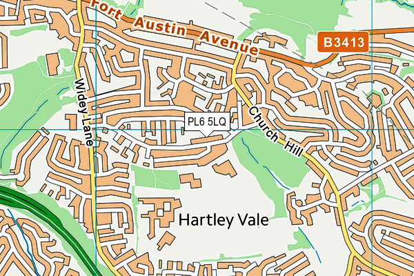 PL6 5LQ map - OS VectorMap District (Ordnance Survey) PL6 5LQ map - OS VectorMap District (Ordnance Survey)
