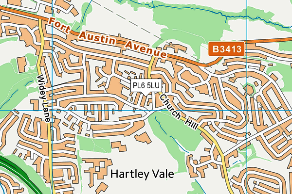 PL6 5LU map - OS VectorMap District (Ordnance Survey) PL6 5LU map - OS VectorMap District (Ordnance Survey)