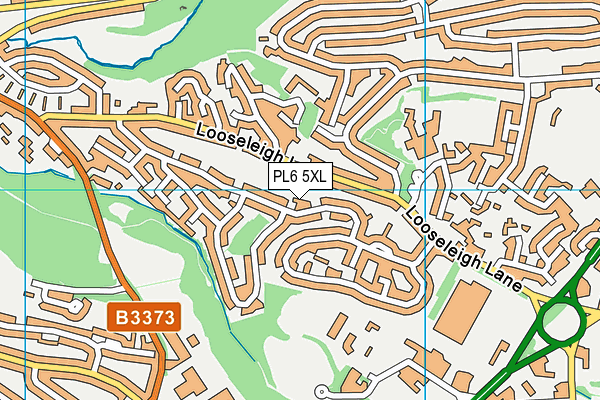 PL6 5XL map - OS VectorMap District (Ordnance Survey) PL6 5XL map - OS VectorMap District (Ordnance Survey)