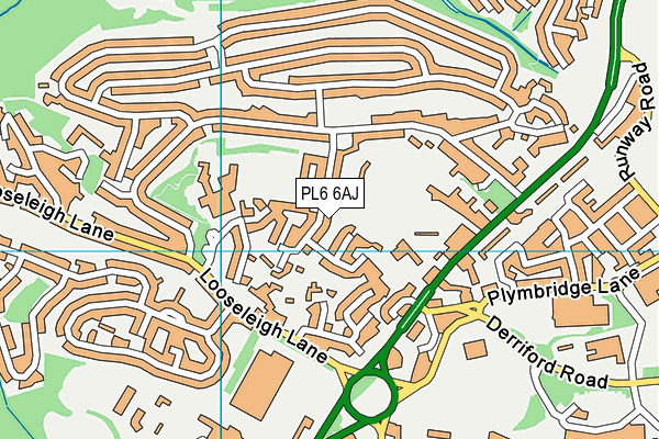 PL6 6AJ map - OS VectorMap District (Ordnance Survey) PL6 6AJ map - OS VectorMap District (Ordnance Survey)