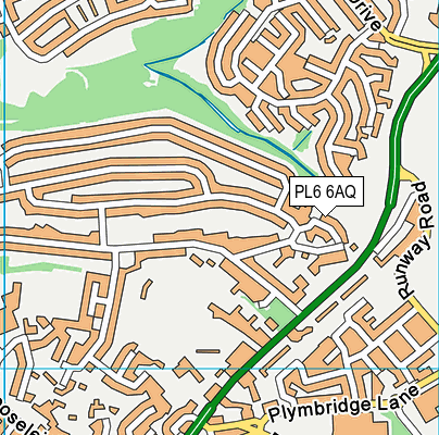 PL6 6AQ map - OS VectorMap District (Ordnance Survey) PL6 6AQ map - OS VectorMap District (Ordnance Survey)