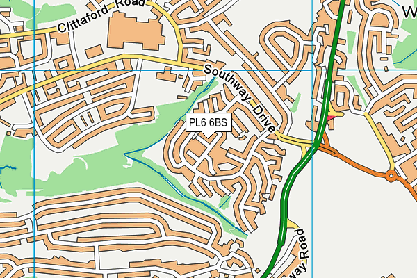 PL6 6BS map - OS VectorMap District (Ordnance Survey) PL6 6BS map - OS VectorMap District (Ordnance Survey)