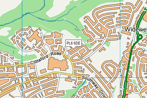 PL6 6DE map - OS VectorMap District (Ordnance Survey) PL6 6DE map - OS VectorMap District (Ordnance Survey)
