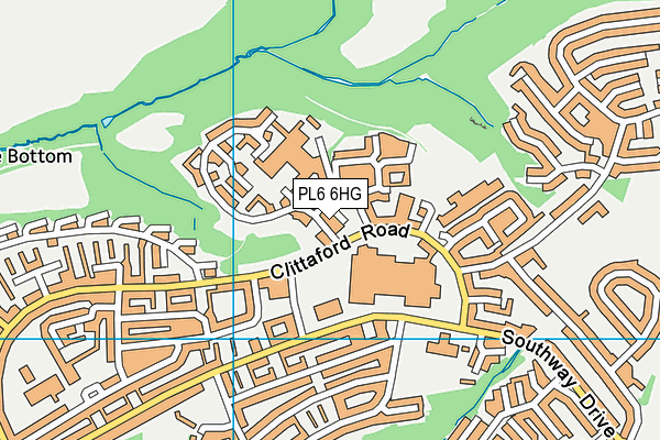 PL6 6HG map - OS VectorMap District (Ordnance Survey) PL6 6HG map - OS VectorMap District (Ordnance Survey)
