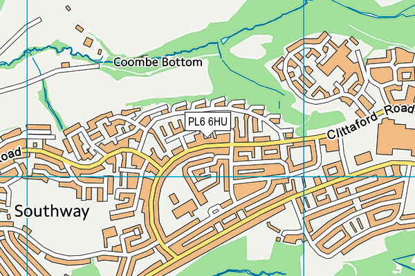 PL6 6HU map - OS VectorMap District (Ordnance Survey) PL6 6HU map - OS VectorMap District (Ordnance Survey)