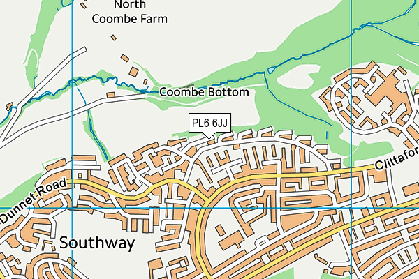 PL6 6JJ map - OS VectorMap District (Ordnance Survey) PL6 6JJ map - OS VectorMap District (Ordnance Survey)