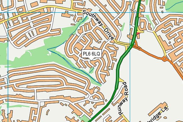 PL6 6LQ map - OS VectorMap District (Ordnance Survey) PL6 6LQ map - OS VectorMap District (Ordnance Survey)