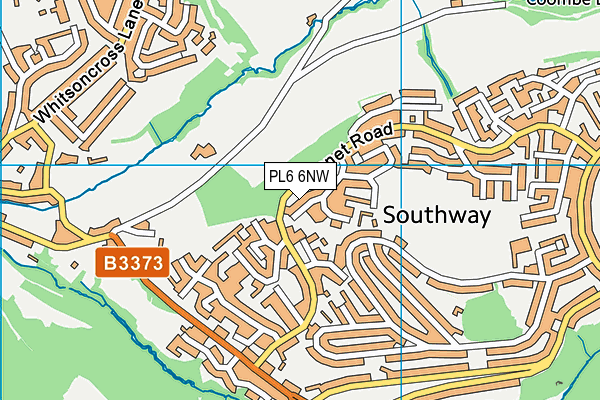 PL6 6NW map - OS VectorMap District (Ordnance Survey) PL6 6NW map - OS VectorMap District (Ordnance Survey)