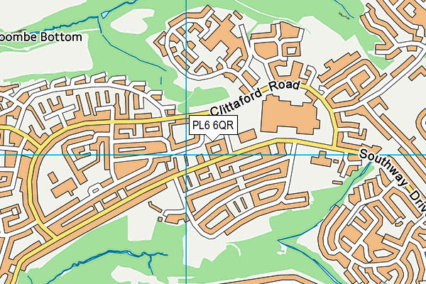 PL6 6QR map - OS VectorMap District (Ordnance Survey) PL6 6QR map - OS VectorMap District (Ordnance Survey)