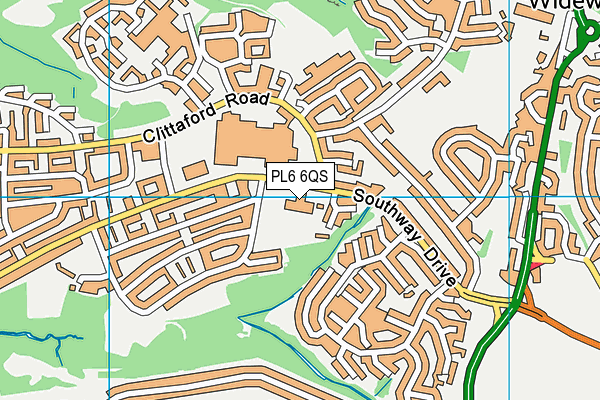 PL6 6QS map - OS VectorMap District (Ordnance Survey) PL6 6QS map - OS VectorMap District (Ordnance Survey)