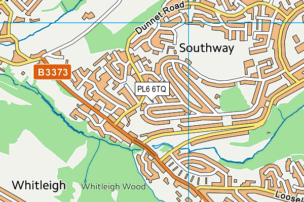 PL6 6TQ map - OS VectorMap District (Ordnance Survey) PL6 6TQ map - OS VectorMap District (Ordnance Survey)
