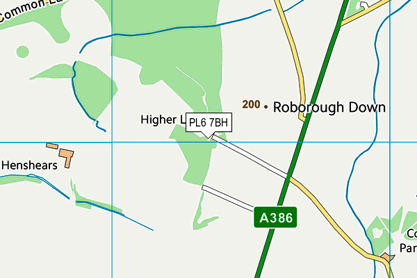 PL6 7BH map - OS VectorMap District (Ordnance Survey) PL6 7BH map - OS VectorMap District (Ordnance Survey)