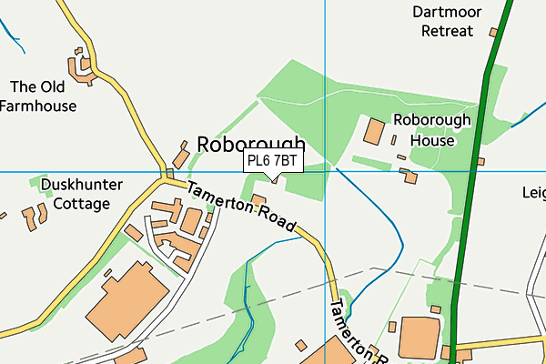 PL6 7BT map - OS VectorMap District (Ordnance Survey) PL6 7BT map - OS VectorMap District (Ordnance Survey)