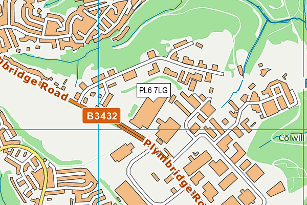 PL6 7LG map - OS VectorMap District (Ordnance Survey) PL6 7LG map - OS VectorMap District (Ordnance Survey)
