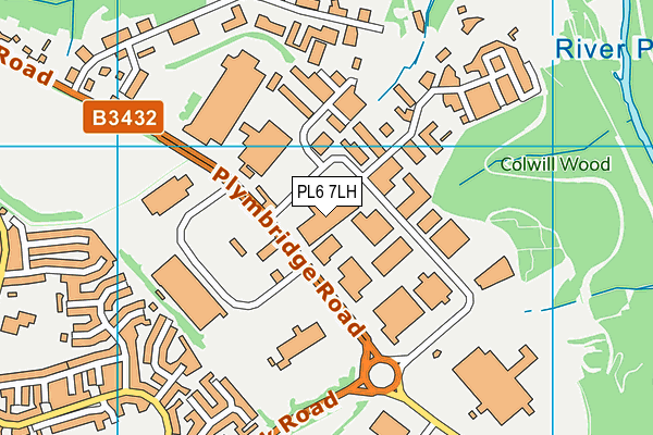 PL6 7LH map - OS VectorMap District (Ordnance Survey) PL6 7LH map - OS VectorMap District (Ordnance Survey)