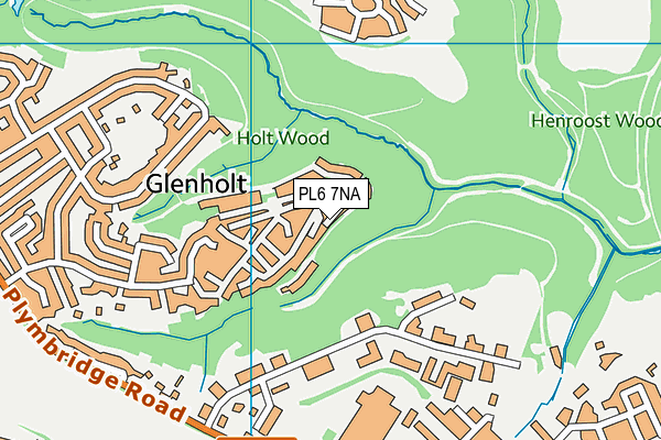 PL6 7NA map - OS VectorMap District (Ordnance Survey) PL6 7NA map - OS VectorMap District (Ordnance Survey)