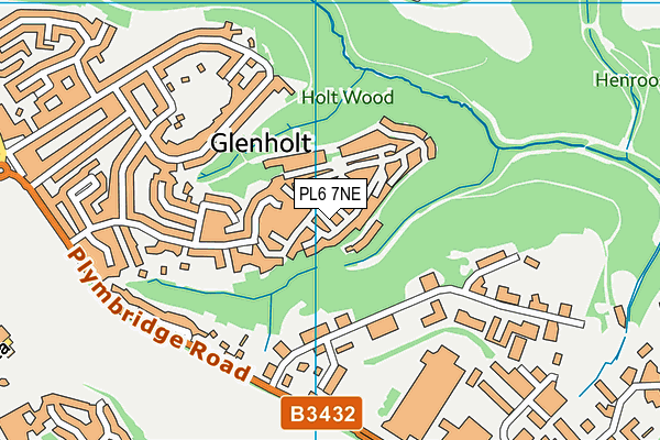 PL6 7NE map - OS VectorMap District (Ordnance Survey) PL6 7NE map - OS VectorMap District (Ordnance Survey)