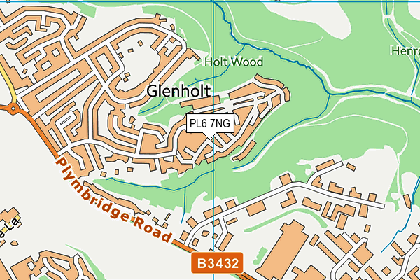 PL6 7NG map - OS VectorMap District (Ordnance Survey) PL6 7NG map - OS VectorMap District (Ordnance Survey)