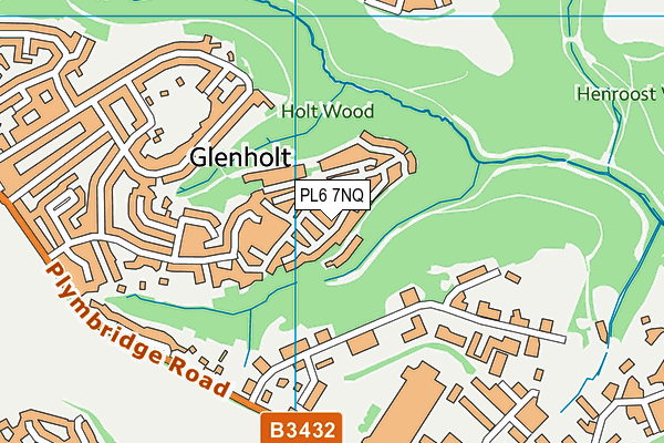 PL6 7NQ map - OS VectorMap District (Ordnance Survey) PL6 7NQ map - OS VectorMap District (Ordnance Survey)