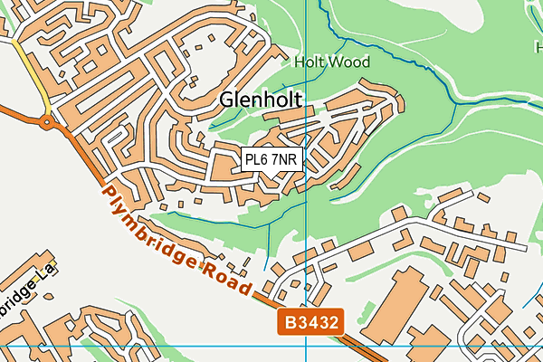 PL6 7NR map - OS VectorMap District (Ordnance Survey) PL6 7NR map - OS VectorMap District (Ordnance Survey)