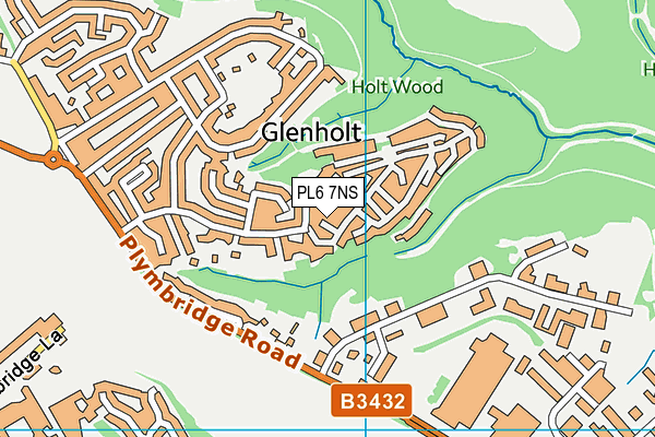 PL6 7NS map - OS VectorMap District (Ordnance Survey) PL6 7NS map - OS VectorMap District (Ordnance Survey)