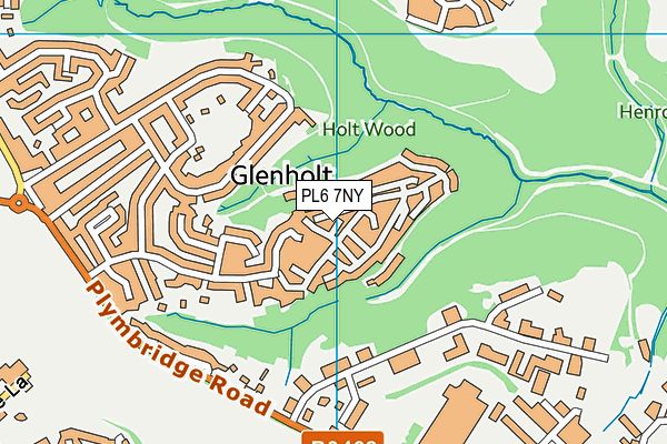 PL6 7NY map - OS VectorMap District (Ordnance Survey) PL6 7NY map - OS VectorMap District (Ordnance Survey)