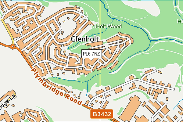 PL6 7NZ map - OS VectorMap District (Ordnance Survey) PL6 7NZ map - OS VectorMap District (Ordnance Survey)