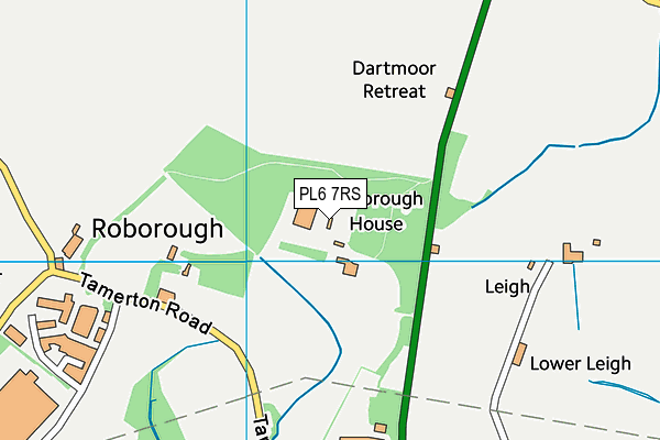 PL6 7RS map - OS VectorMap District (Ordnance Survey) PL6 7RS map - OS VectorMap District (Ordnance Survey)
